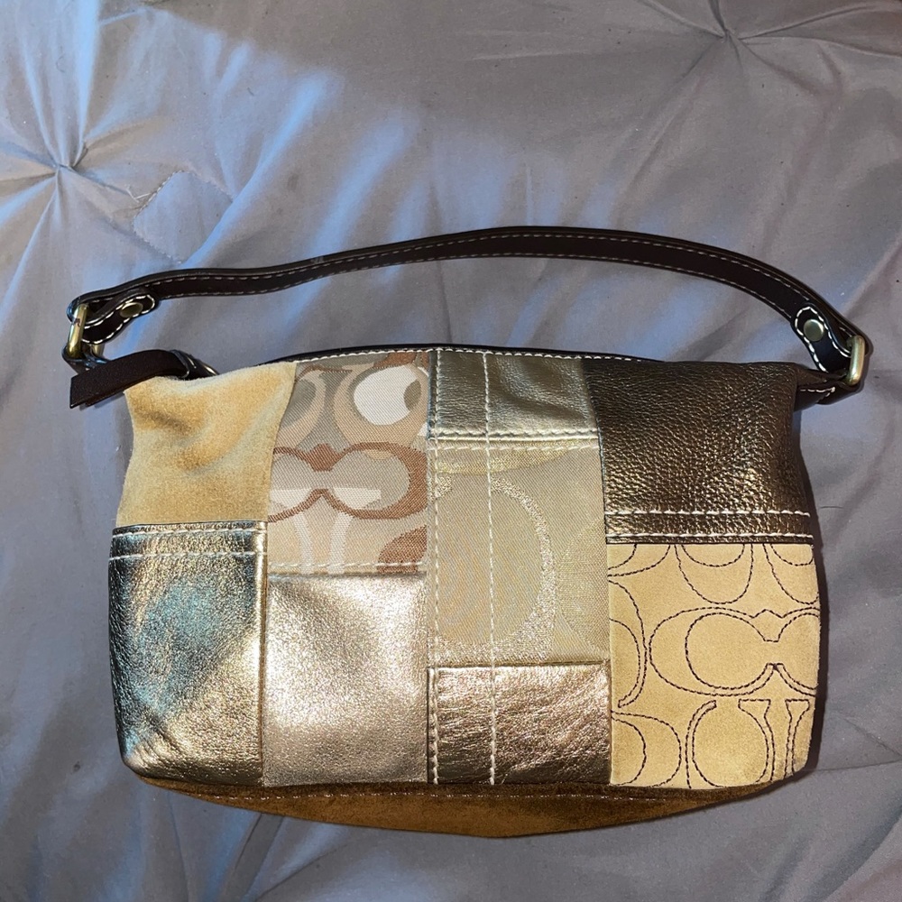 Coach Suede Handbag